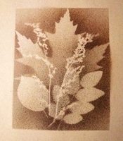 Stencilled Leaves